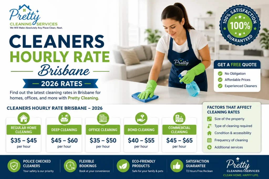 Cleaners hourly rate Brisbane