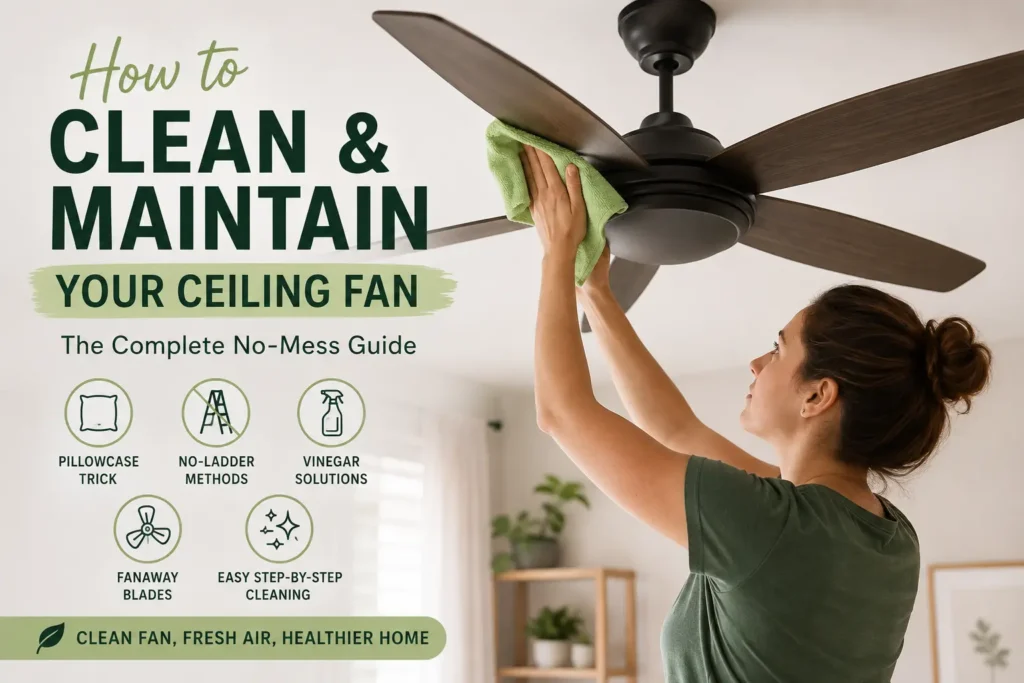 How to Clean and Maintain Your Ceiling Fan image
